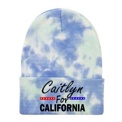 Caitlyn For California Governor Tie Dye 12in Knit Beanie