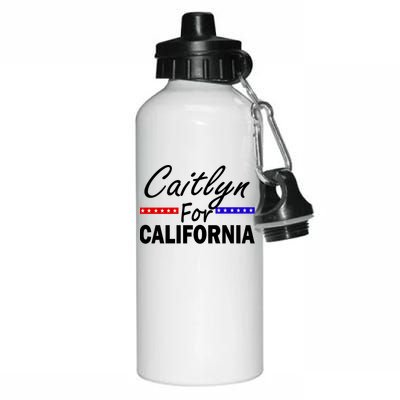 Caitlyn For California Governor Aluminum Water Bottle