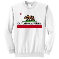 Caitlyn For California Governor Jenner Cali Flag Sweatshirt