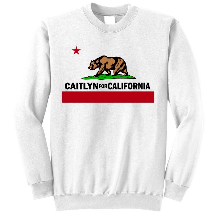 Caitlyn For California Governor Jenner Cali Flag Sweatshirt