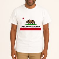 Caitlyn For California Governor Jenner Cali Flag Tall T-Shirt