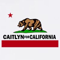 Caitlyn For California Governor Jenner Cali Flag Tall T-Shirt