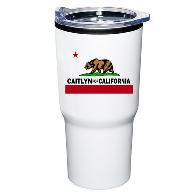 Caitlyn For California Governor Jenner Cali Flag Tumbler
