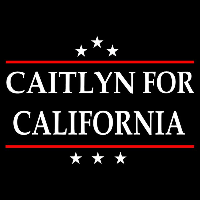 Caitlyn For California Governor Jenner Campaign T-Shirt