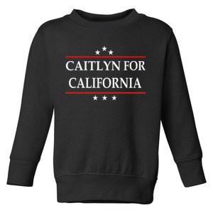 Caitlyn For California Governor Jenner Campaign Toddler Sweatshirt