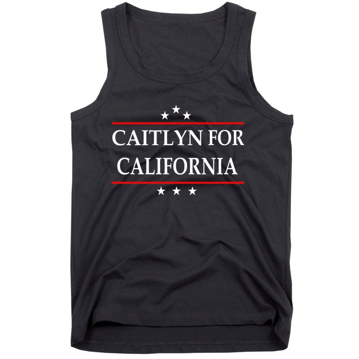 Caitlyn For California Governor Jenner Campaign Tank Top