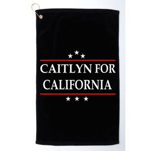 Caitlyn For California Governor Jenner Campaign Platinum Collection Golf Towel