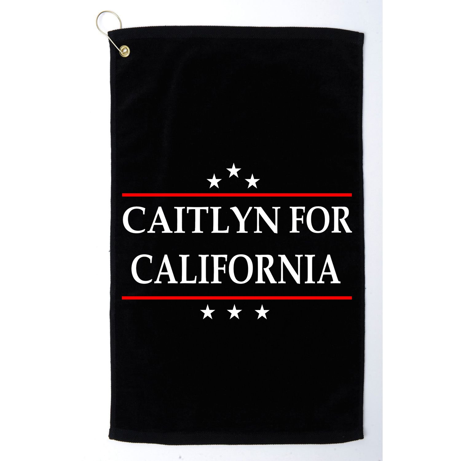 Caitlyn For California Governor Jenner Campaign Golf Towel