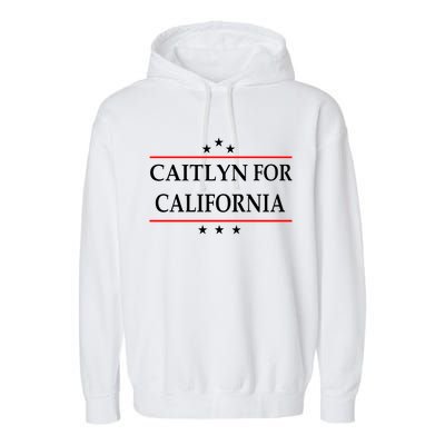 Caitlyn For California Governor Jenner Campaign Garment-Dyed Fleece Hoodie