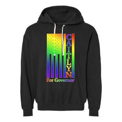 Caitlyn For California Jenner For Governor Garment-Dyed Fleece Hoodie