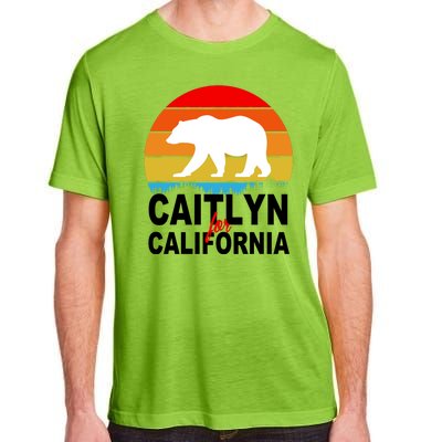 Caitlyn For California Retro Cali Bear Adult ChromaSoft Performance T-Shirt