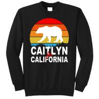 Caitlyn For California Retro Cali Bear Sweatshirt