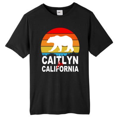 Caitlyn For California Retro Cali Bear Tall Fusion ChromaSoft Performance T-Shirt