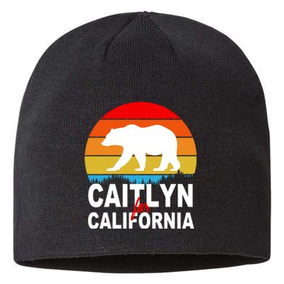 Caitlyn For California Retro Cali Bear Sustainable Beanie