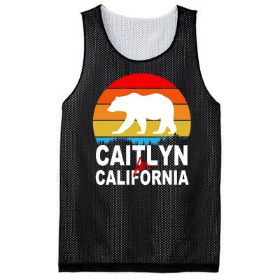 Caitlyn For California Retro Cali Bear Mesh Reversible Basketball Jersey Tank