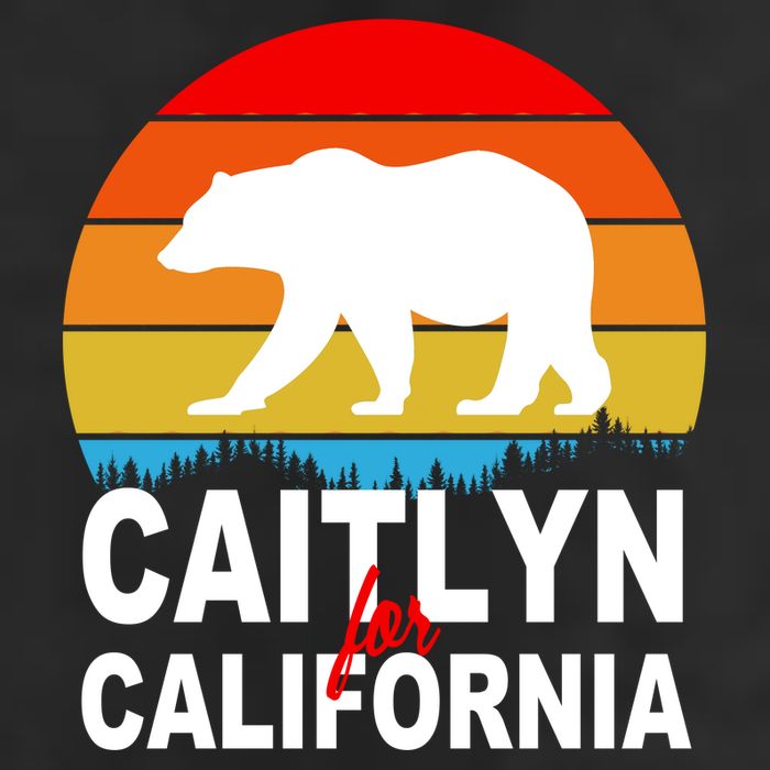 Caitlyn For California Retro Cali Bear 25L Jumbo Tote