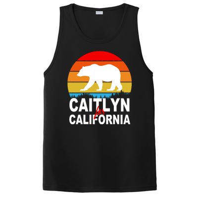 Caitlyn For California Retro Cali Bear PosiCharge Competitor Tank