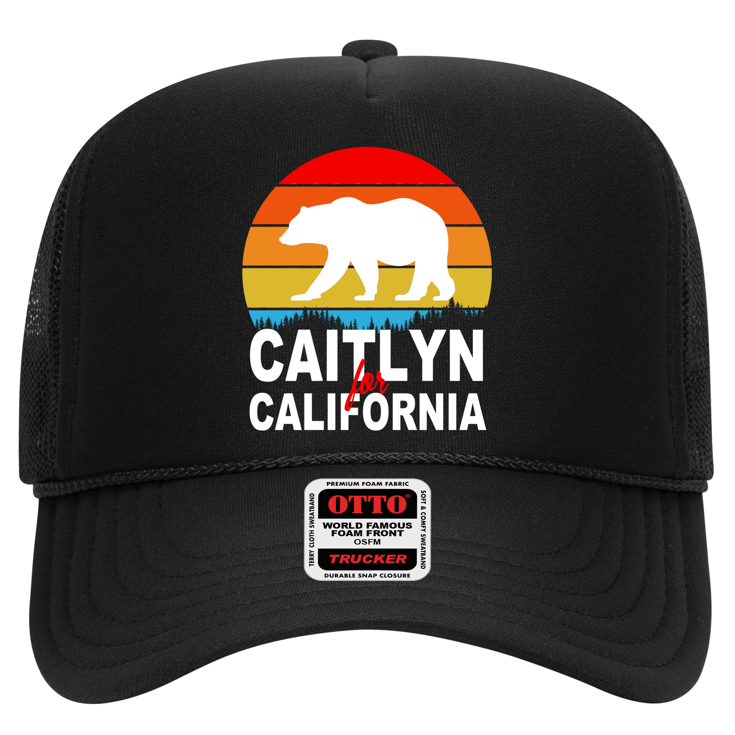 Caitlyn For California Retro Cali Bear Hat