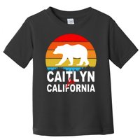 Caitlyn For California Retro Cali Bear Toddler T-Shirt