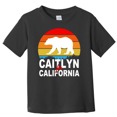 Caitlyn For California Retro Cali Bear Toddler T-Shirt