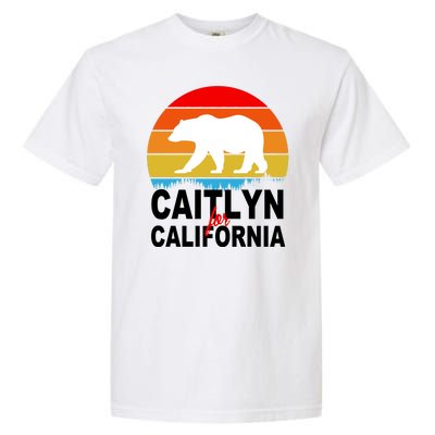 Caitlyn For California Retro Cali Bear Garment-Dyed Heavyweight T-Shirt