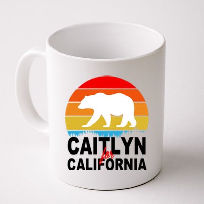 Caitlyn For California Retro Cali Bear Coffee Mug