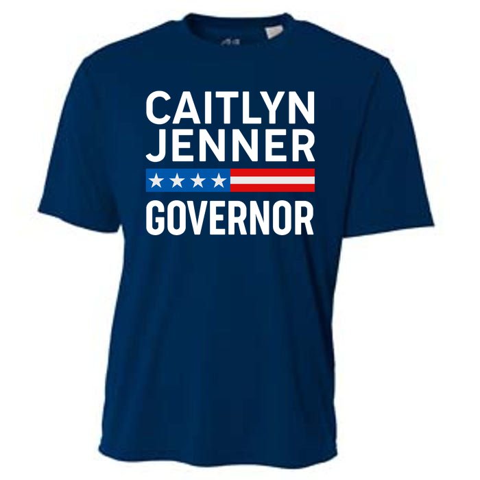 Caitlyn Jenner Governor Election Logo Cooling Performance Crew T-Shirt