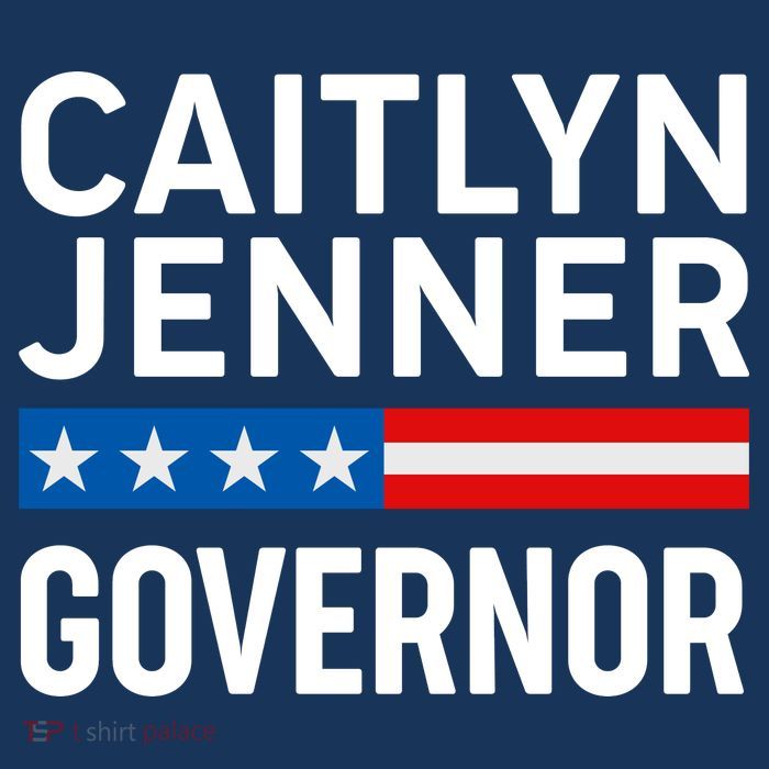 Caitlyn Jenner Governor Election Logo Womens T-Shirt