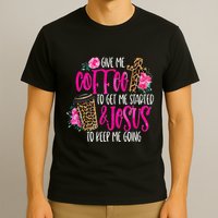 Coffee And Jesus Misses Plus Size Teacher T-Shirt