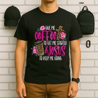 Coffee And Jesus Misses Plus Size Teacher T-Shirt