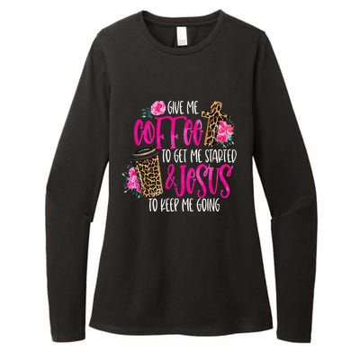 Coffee And Jesus Misses Plus Size Teacher Womens CVC Long Sleeve Shirt