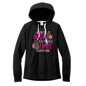 Coffee And Jesus Misses Plus Size Teacher Women's Fleece Hoodie