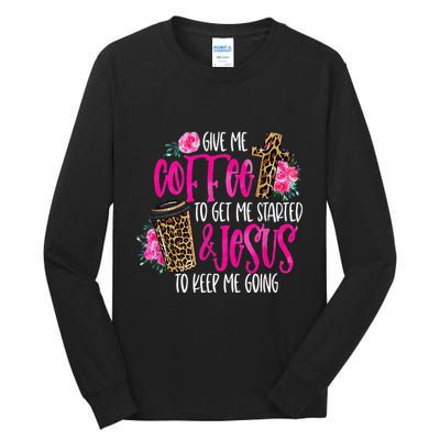 Coffee And Jesus Misses Plus Size Teacher Tall Long Sleeve T-Shirt