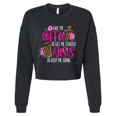 Coffee And Jesus Misses Plus Size Teacher Cropped Pullover Crew