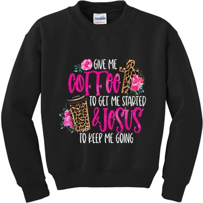 Coffee And Jesus Misses Plus Size Teacher Kids Sweatshirt