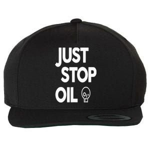 Climate Action Just Stop Oil Just Stop Oil Wool Snapback Cap