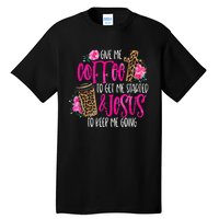 Coffee And Jesus  Womens Misses Unisex Plus Size Teacher Tall T-Shirt