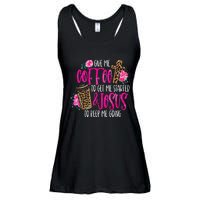 Coffee And Jesus  Womens Misses Unisex Plus Size Teacher Ladies Essential Flowy Tank