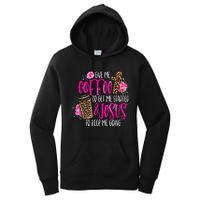 Coffee And Jesus  Womens Misses Unisex Plus Size Teacher Women's Pullover Hoodie