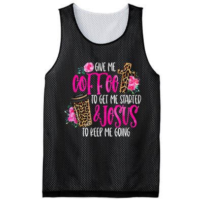 Coffee And Jesus  Womens Misses Unisex Plus Size Teacher Mesh Reversible Basketball Jersey Tank