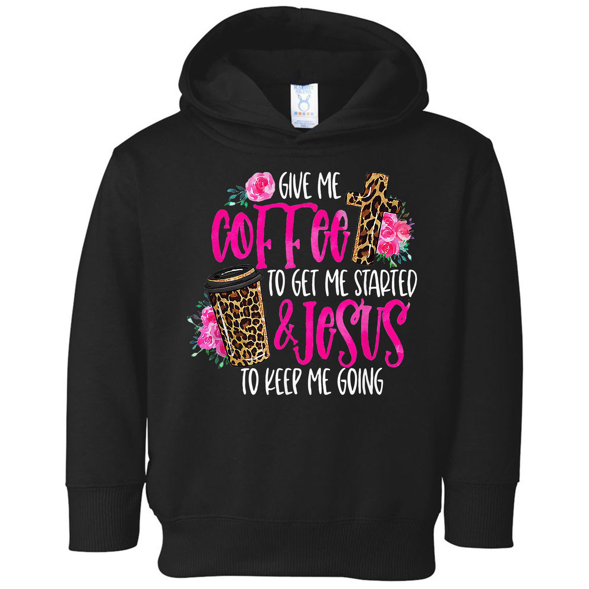 Coffee And Jesus  Womens Misses Unisex Plus Size Teacher Toddler Hoodie