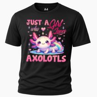 Cute Axolotl Just A Girl Who Loves Axolotls 2 Cooling Performance Crew T-Shirt