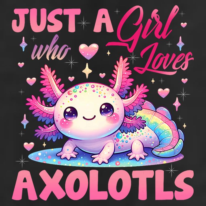 Cute Axolotl Just A Girl Who Loves Axolotls 2 Adult Drive Performance Visor