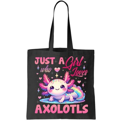 Cute Axolotl Just A Girl Who Loves Axolotls 2 Bag