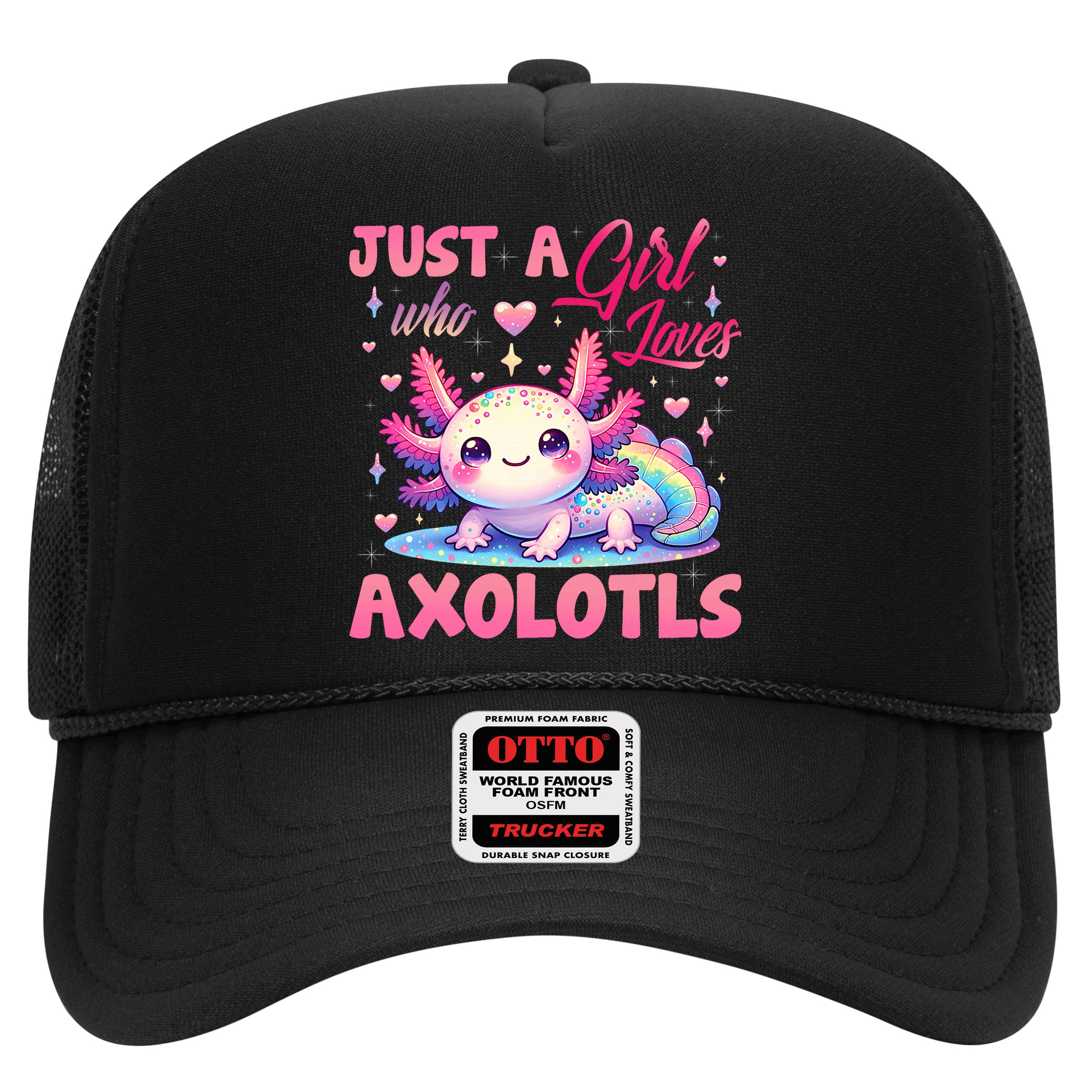 Cute Axolotl Just A Girl Who Loves Axolotls 2 Hat