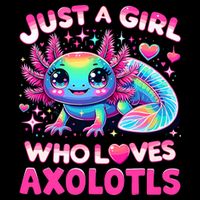 Cute Axolotl Just A Girl Who Loves Axolotls Cooling Performance Crew T-Shirt