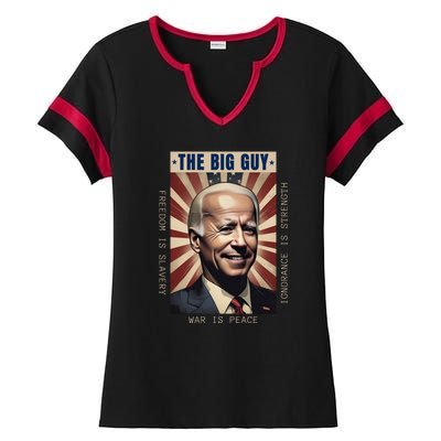 Conservative Anti Joe Biden Republican Ladies Halftime Notch Neck Tee