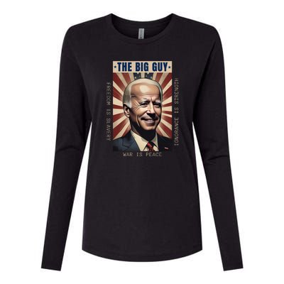 Conservative Anti Joe Biden Republican Womens Cotton Relaxed Long Sleeve T-Shirt