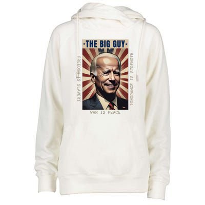 Conservative Anti Joe Biden Republican Womens Funnel Neck Pullover Hood