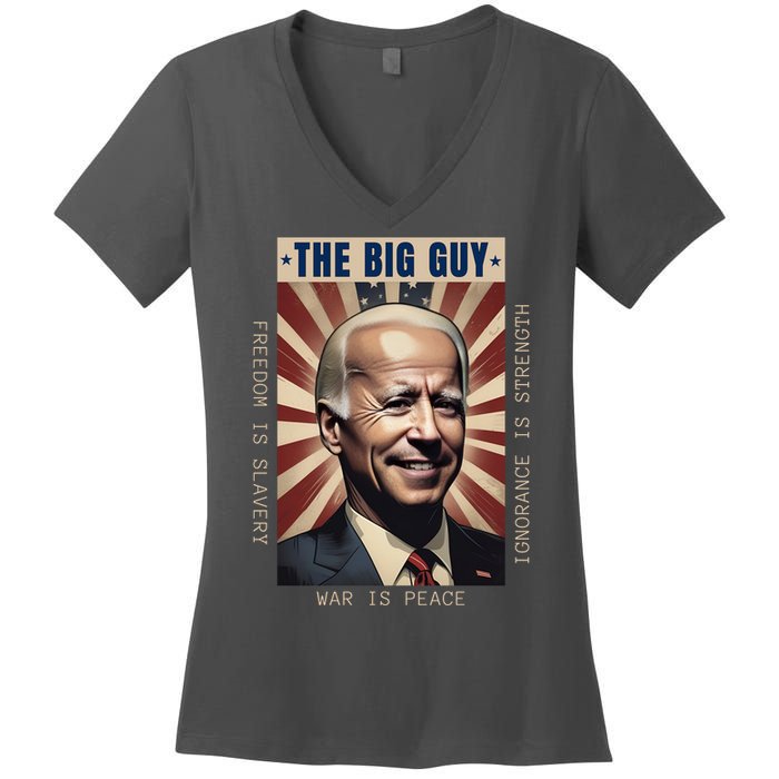 Conservative Anti Joe Biden Republican Women's V-Neck T-Shirt